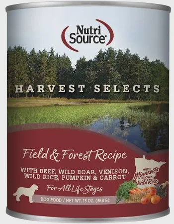 NutriSource Dog Food, Harvest Select Field & Forest, 13oz