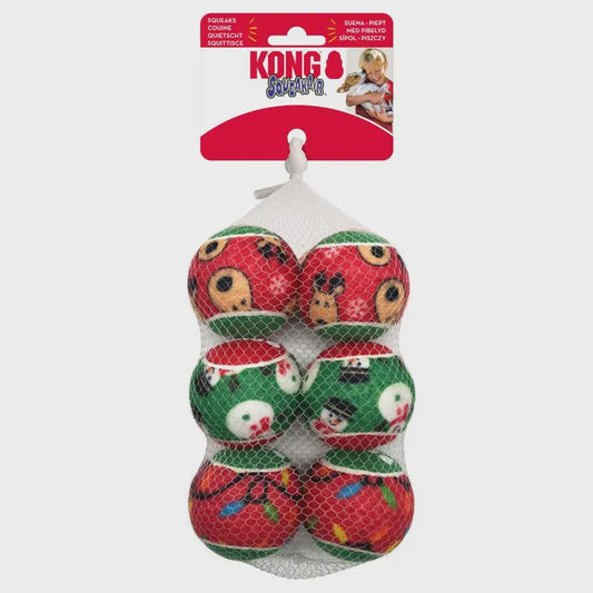 Kong Holiday Dog Toy, SqueakAir, Medium