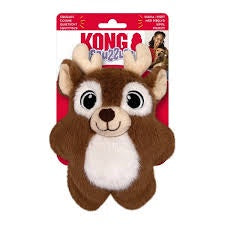 Kong Holiday Dog Toy, Reindeer Snuzzles , Small