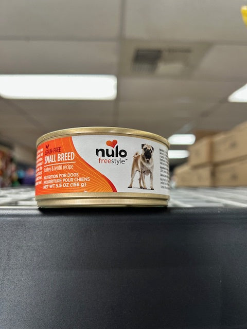 Nulo Small Breed Dog Food, Grain Free Turkey/Lentil, 5.5oz