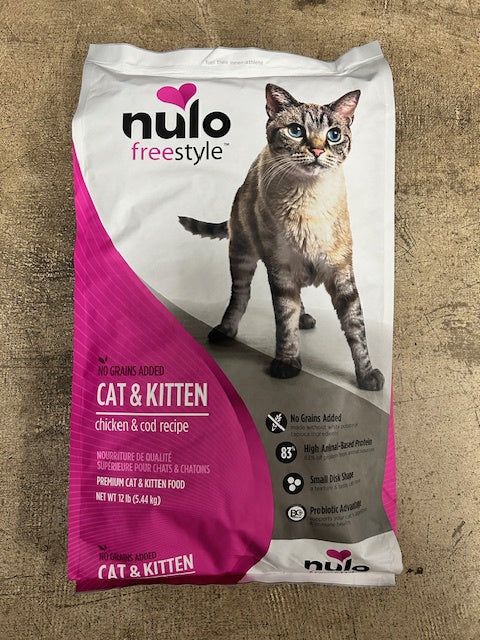 Nulo Cat/Kitten Food, Chicken and Cod 12lb