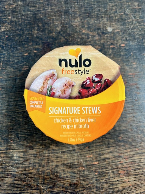 Nulo Cat Food, Signature Stew, Chicken/Chicken Liver, 2.8oz