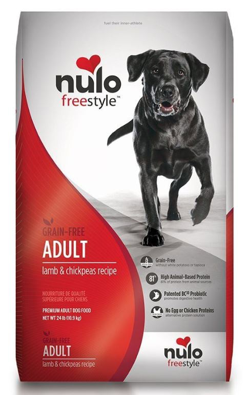 Nulo Adult Dog Food, Grain Free Lamb, 24lb